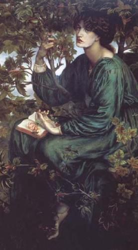 Dante Gabriel Rossetti The Day Dream (mk28) Sweden oil painting art